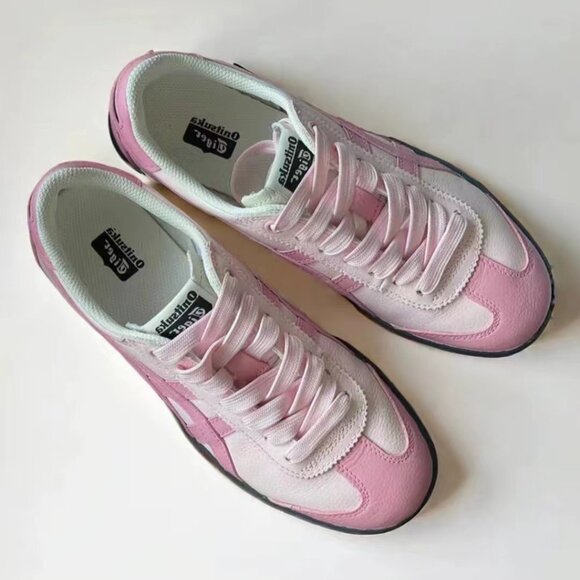 Onitsuka Tiger Women's Pink Casual Sneakers [Multiple Sizes] - Picture 1 of 4